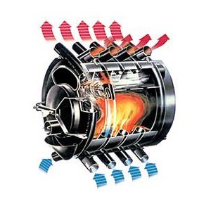 Печь  газогенераторная до 200 куб м